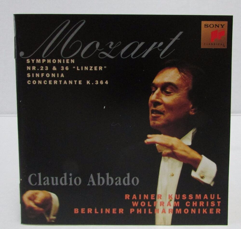 Claudio ABBADO: MOZART Symphony No 23 36 Linzer Sinfonia Concertante CD Gold